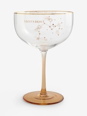 Gold Zodiac Star Sign Horoscope Cocktail Glass - Image 1 of 13