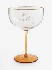 Gold Zodiac Star Sign Horoscope Cocktail Glass - Image 11 of 13