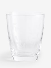 Set of 2 Alice Etched Floral Tumbler Glasses - Imagen 4 de 4