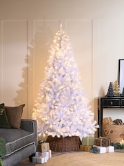 Festive No Colour Pre Lit Wentworth Fir 8ft Christmas Tree - Image 1 of 1