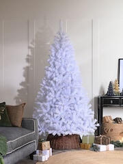 Festive No Colour Wentworth Fir Snowy 7ft Christmas Tree - Image 1 of 1