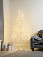 Festive White Pre lit Twig 5ft Christmas Tree - Image 1 of 1