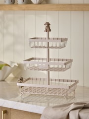 Natural Hamish The Highland Cow 3 Tier Fruit Basket - Image 2 of 5