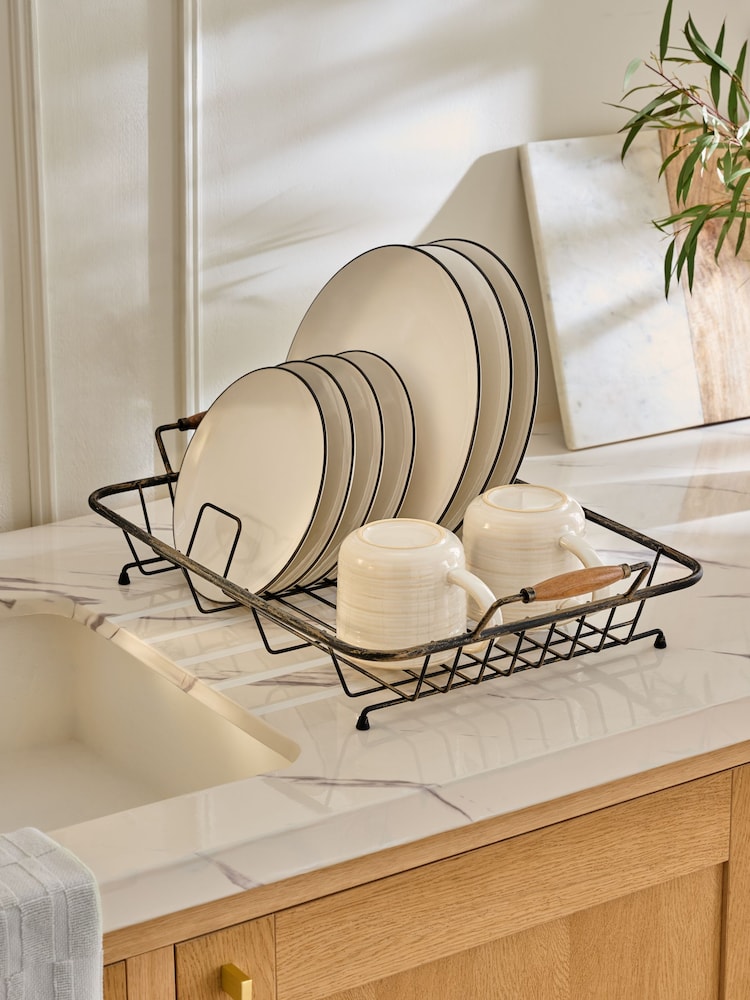 Black Hertford Single Tier Dish Drainer - Image 2 of 4 Black Hertford Single Tier Dish Drainer - Image 2 of 4