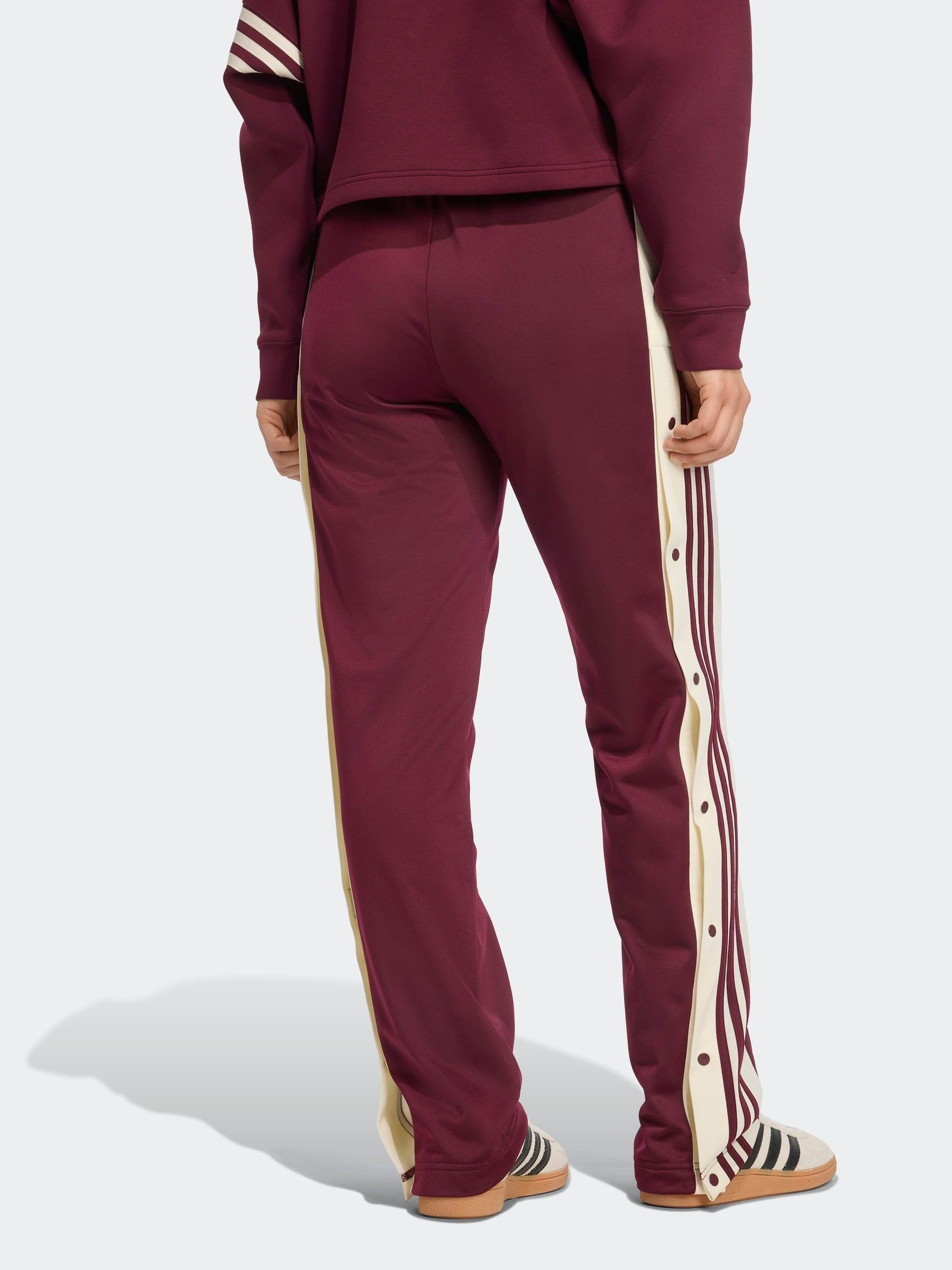 Buy adidas Originals Maroon Red Adibreak Trackpant Trousers from