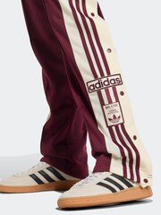 adidas Originals Maroon Red Adibreak Trackpant Trousers - Image 4 of 6