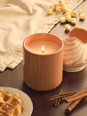 Caramel Waffle Latte Decorative Gourmand Ceramic Candle - Image 2 of 5