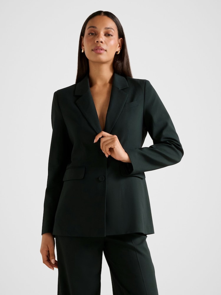 Forever New Green Clarette Nipped Waist Blazer - Image 1 of 5 Forever New Green Clarette Nipped Waist Blazer - Image 1 of 5