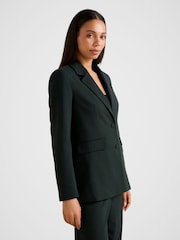 Forever New Green Clarette Nipped Waist Blazer - Image 4 of 5