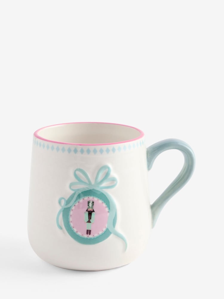 Blue Nutcracker Bow Mug - Image 2 of 3