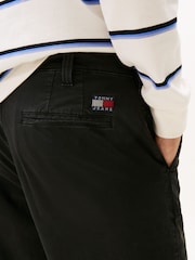Tommy Jeans Black Otis Regular Twill Chinos - Image 4 of 5