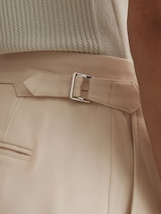 Reiss Stone Cantwell Short Cotton-Blend Side-Adjuster Shorts - Image 4 of 6