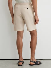 Reiss Stone Cantwell Short Cotton-Blend Side-Adjuster Shorts - Image 5 of 6