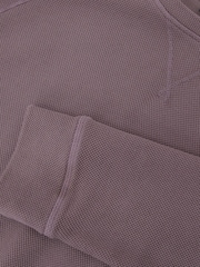 وردي موف - Reiss Drift Cotton-Piqué Garment-Dyed Sweatshirt - صورة 6 من 6