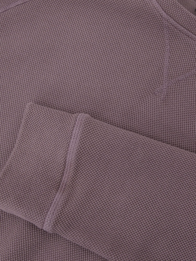 وردي موف - Reiss Drift Cotton-Piqué Garment-Dyed Sweatshirt - صورة 6 من 6