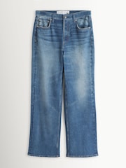 Rag & Bone Blue Miramar Shea High Rise Ankle Straight Jeans - Image 1 of 1