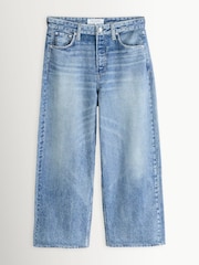 Rag & Bone Blue Miramar Andi Wide Leg Jeans - Image 8 of 8