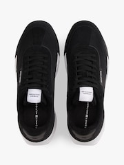Tommy Hilfiger Black Retro Textured Mesh Trainers - Image 5 of 8