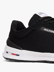 Tommy Hilfiger Black Retro Textured Mesh Trainers - Image 7 of 8