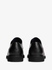 Tommy Hilfiger Black Ultra Lightweight Leather Derby Shoes - Image 4 of 7