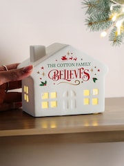 Personalised Believe in Christmas LED House by PMC - Image 3 of 4