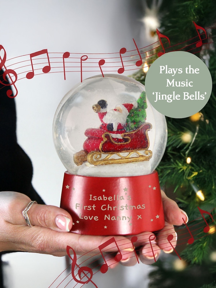 Personalised Musical Santa Globe by PMC - Image 2 of 3 Personalised Musical Santa Globe by PMC - Image 2 of 3