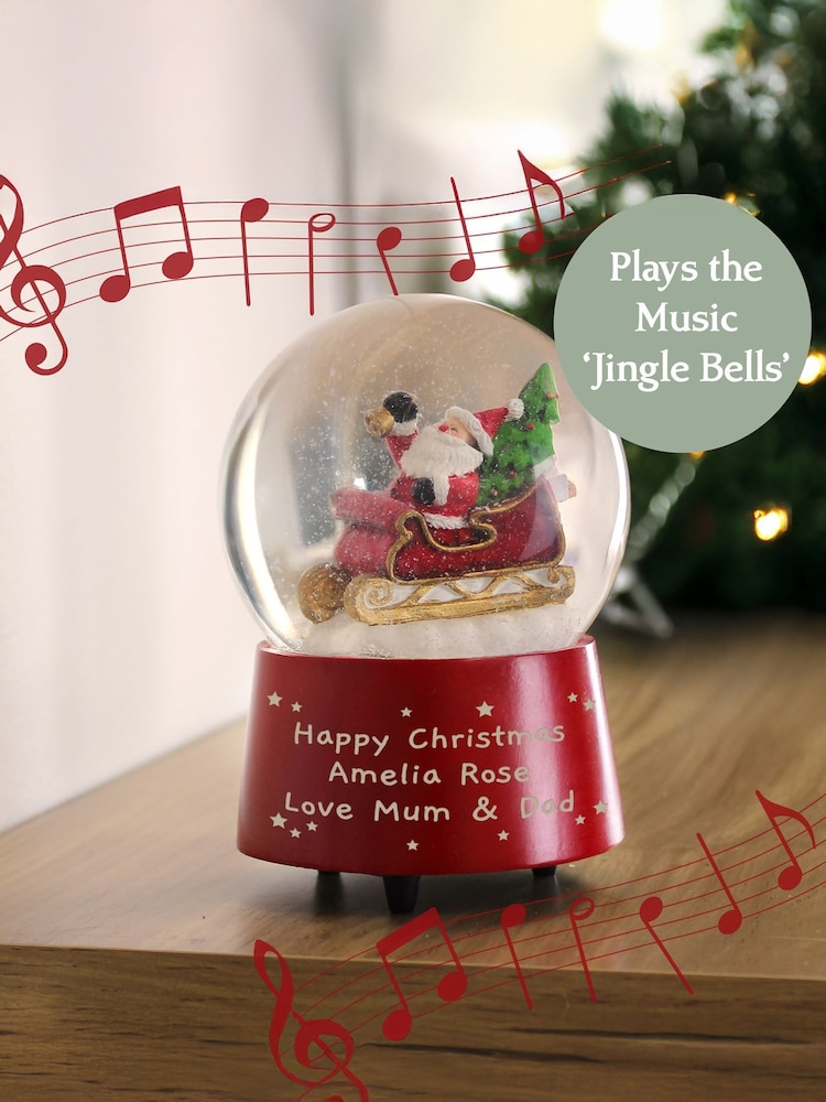 Personalised Musical Santa Globe by PMC - Image 3 of 3 Personalised Musical Santa Globe by PMC - Image 3 of 3