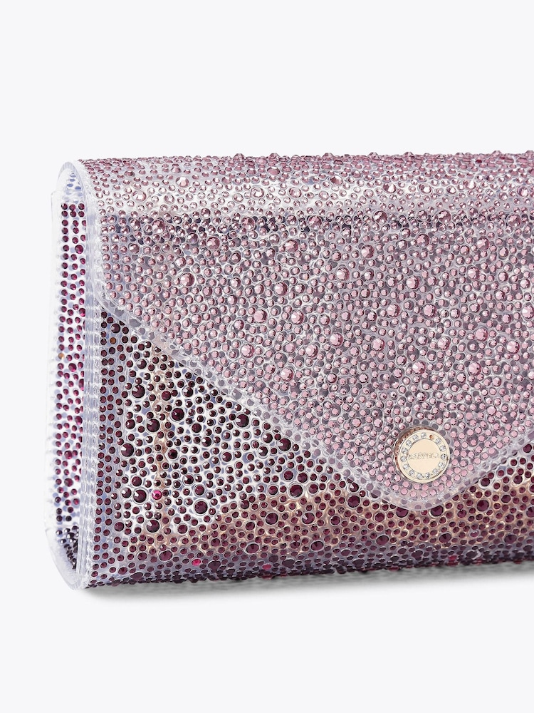 Carvela Red Positano Vinyl Clutch Bag - Image 4 of 4 Carvela Red Positano Vinyl Clutch Bag - Image 4 of 4
