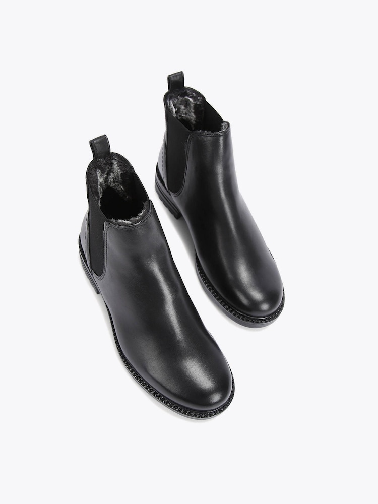Carvela Comfort Russ Wide Fit Black Boots - Image 2 of 5 Carvela Comfort Russ Wide Fit Black Boots - Image 2 of 5
