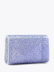 Carvela Blue Positano Vinyl Clutch Bag - Image 3 of 4