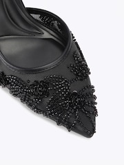 KG Kurt Geiger Black Aria Low Bead Shoes - Image 4 of 4