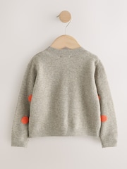 Orange spot Knit Cardigan (3mths-7yrs) - Image 2 of 4