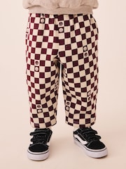 Rojo burdeos - Patterned Joggers (3mths-7yrs) - Imagen 4 de 4