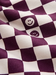 Burgundy Red Single Wide Leg Jersey Joggers (3mths-7yrs) - Image 7 of 8