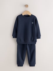 Navy Price Starter Crew Joggers Set (3mths-7yrs) - Image 5 of 9