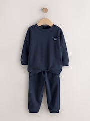 Navy Price Starter Crew Joggers Set (3mths-7yrs) - Image 6 of 9