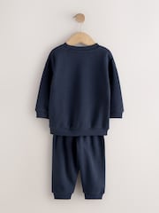 Navy Price Starter Crew Joggers Set (3mths-7yrs) - Image 7 of 9