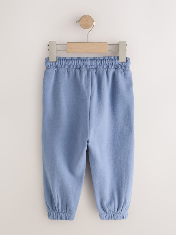 Azul - Pantalones de chándal de punto suave (3meses-7años) - Imagen 2 de 4 Azul - Pantalones de chándal de punto suave (3meses-7años) - Imagen 2 de 4