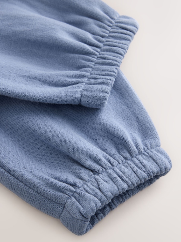 Azul - Pantalones de chándal de punto suave (3meses-7años) - Imagen 4 de 4 Azul - Pantalones de chándal de punto suave (3meses-7años) - Imagen 4 de 4