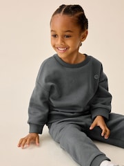 Charcoal Grey Price Starter Crew Joggers Set (3mths-7yrs) - Image 2 of 10
