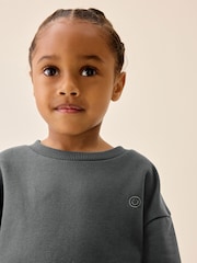 Charcoal Grey Price Starter Crew Joggers Set (3mths-7yrs) - Image 3 of 10