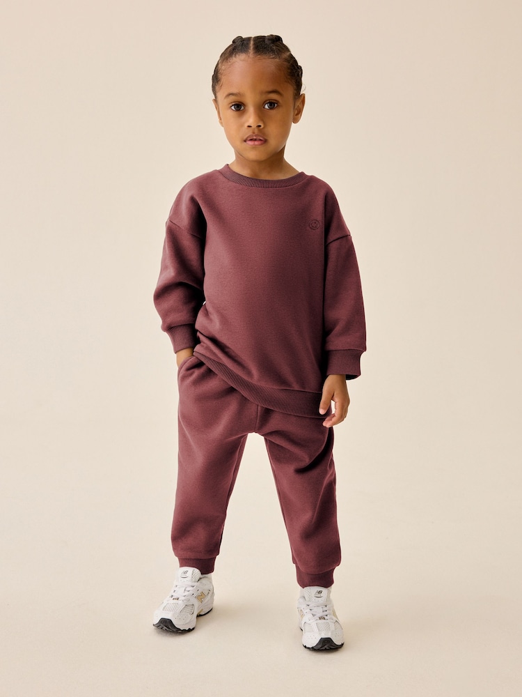 Rust Red Price Starter Crew Joggers Set (3mths-7yrs) - Image 1 of 9 Rust Red Price Starter Crew Joggers Set (3mths-7yrs) - Image 1 of 9