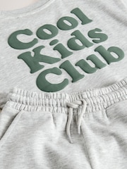 Grey Semi Plain Crew Joggers Set (3mths-7yrs) - Image 5 of 5
