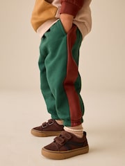 Bordeaux/écru/vert - Ensemble Sweat-shirt à capuche et Survêtement Colour Block (3mois7ans) - Image 2 de 4
