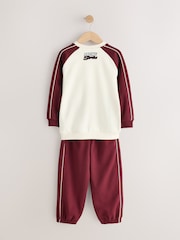 Roșu vișiniu - Set Pantaloni sport cu Guler rotund (3mths-7yrs) - Imaginea 8 din 11