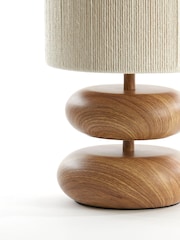 Light & Living Natural Cream Danialo Table Lamp - Image 3 of 5