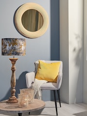 Light & Living Natural Piedre Rattan Mirror - Image 1 of 5