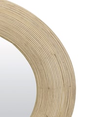 Light & Living Natural Piedre Rattan Mirror - Image 4 of 5