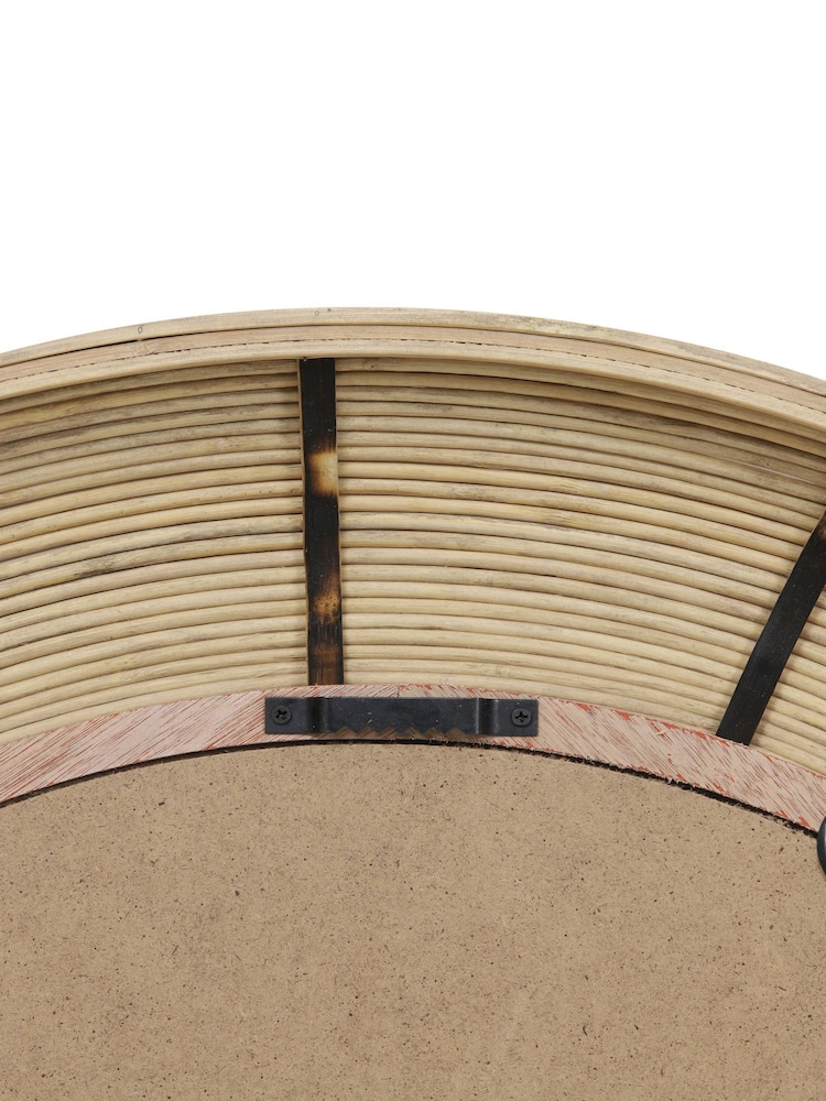 Light & Living Natural Piedre Rattan Mirror - Image 5 of 5