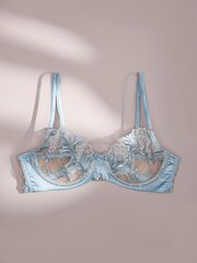 AIYLA Blue Embroidered Bra - Image 5 of 8